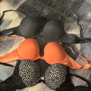 Bundle of 3 Bras, VS, CALVIN KLEIN